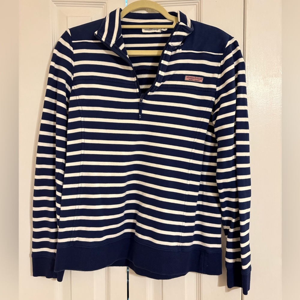 Vineyard Vines Navy Striped Shep Shirt